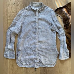 Tradlands long sleeve linen shirt medium